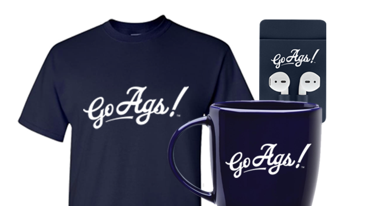 go Ags! shirt, mug and wallet